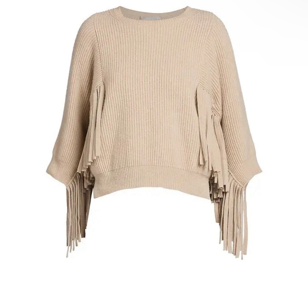 Stella McCartney Fringe Sweater, Size 40 EU